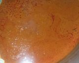 A picture of step 3 of Pakora kadhi.