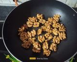 A picture of step 2 of Chocolate Walnut Fudge (Eggless).