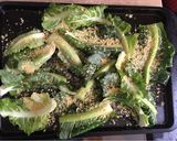 A picture of step 3 of Roast cauliflower leaves.