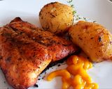 Foto del paso 6 de la receta: Salmón a la barbacoa, con hierbas aromáticas #caminodesabores