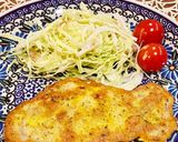 A picture of step 4 of Curry flavored pork piccata with parmesan.