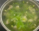 Hình bước làm 2 của món Canh bí xanh nấu cá thác lác nạo