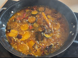 Arroz exprés con verduras asadas
