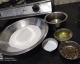 A picture of step 1 of મેંદા ની પુરી.