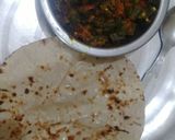 A picture of step 4 of Bhindi masala.