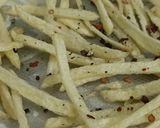 A picture of step 5 of Matchstick Fry With szechwan Pepper Seasoning.