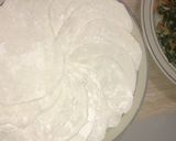 A picture of step 4 of Pan fried gluten free dumplings.