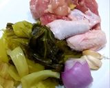 รูปขั้นตอนการทำที่ 2 ของ ไก่ต้มผักกาดดอง