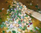 A picture of step 8 of Kathiawari Chickpea Chaat.