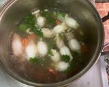 รูปขั้นตอนการทำที่ 5 ของ ต้มจืดปลาหมึกยัดไส้ไก่สับ