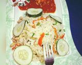 A picture of step 3 of Gingered rice n beans.