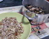 A picture of step 2 of Roast turkey with sweet chestnut, cranberry and port stuffing.