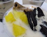 Foto langkah ke 2 dari resep Choco milk with toping oreo.