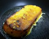 A picture of step 3 of Cheese And Herbs French Toast.