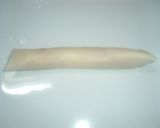 A picture of step 3 of Easy and Speedy Curry Flavored Spring Rolls.