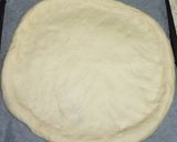 A picture of step 2 of Soft and Fluffy Bread Machine Pizza Dough with Pesto Genovese Sauce.