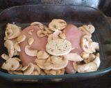 A picture of step 3 of Vickys Garlic & Herb Chicken and Mushrooms, GF DF EF SF NF.