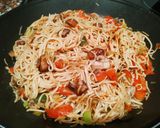 Foto del paso 5 de la receta: Fideos chinos con verduras