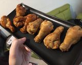 รูปขั้นตอนการทำที่ 4 ของ ปีกไก่ Airfry คลุกซอส