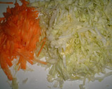 A picture of step 1 of Coleslaw with Spring Cabbage.