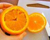 A picture of step 3 of Easy Halloween Dessert with Oranges.