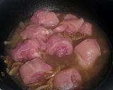 A picture of step 3 of Vickys Ginger Poached Chicken with Green Beans, GF DF EF DF NF.