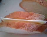 A picture of step 3 of Cheese-stuffed French Toast.