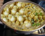 A picture of step 4 of Dumplings for Ganesh (mothak in Sanskrit, kozhukattai in tamil).