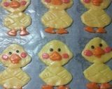 A picture of step 8 of Witzy (from Suzy's Zoo) Cookies.