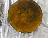 A picture of step 10 of Whole Kabocha Pudding Cake for Halloween.