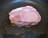 A picture of step 2 of Ham Steak With Honey Mustard Sauce.
