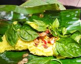 Foto langkah ke 7 dari resep Nasi Bakar Sambal Cumi.