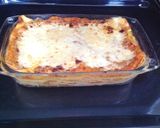 A picture of step 8 of Lasagne with Lentils.