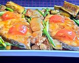 Hình bước làm 5 của món Cá thu kho cà tím
