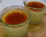 A picture of step 5 of Creamy Egg Yolk Custard Pudding.