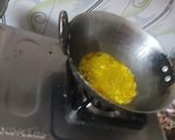 A picture of step 4 of Aloo brinjal.