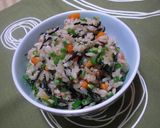 A picture of step 5 of Okinawan-Style Mixed Rice "Kufua Juushii".