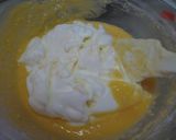 A picture of step 5 of Honey Chiffon Cake.