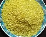 A picture of step 10 of Moong daal namkeen.