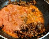 A picture of step 5 of Soya Chunk keema.