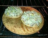 A picture of step 12 of Mike's Gilroy Garlic Chicken Pizza.