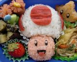 A picture of step 6 of Super Mario Toad (Kinopio) For Charaben (Decorative Bentos).