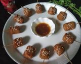 चिल्ली गार्लिक पोटैटो बाईट (Chilli garlic potato bite recipe in Hindi) रेसिपी चरण 5 फोटो