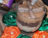 A picture of step 6 of 3 Layered Chocolate n Hazalnut Coffee Mousse.