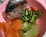 Foto langkah ke 1 dari resep Mpasi 9 bulan ikan salmon.