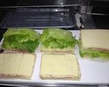 A picture of step 4 of Easy and Nutritious Everyone Loves this Ham, Cheese and Lettuce Sandwiches.