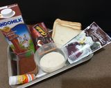 Foto langkah ke 1 dari resep Pudding coklat roti.