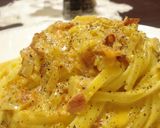 A picture of step 15 of Tomato Carbonara With Plenty Of Bacon.