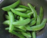 A picture of step 1 of Crunchy and Delicious! Pan-Fried Sugar Snap Peas.