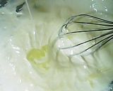 A picture of step 7 of Great As A Gift Matcha Marbled Unbaked Cheesecake.